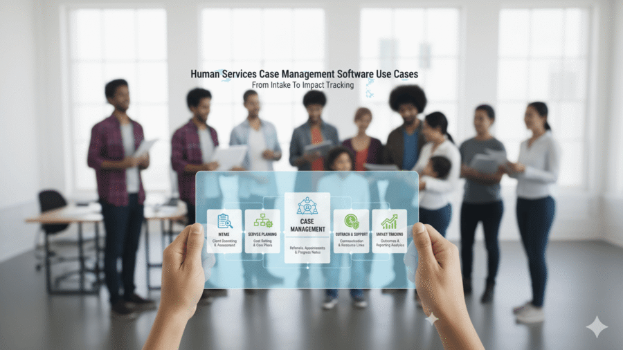 Human Services Case Management Software Use Cases From Intake To Impact Tracking