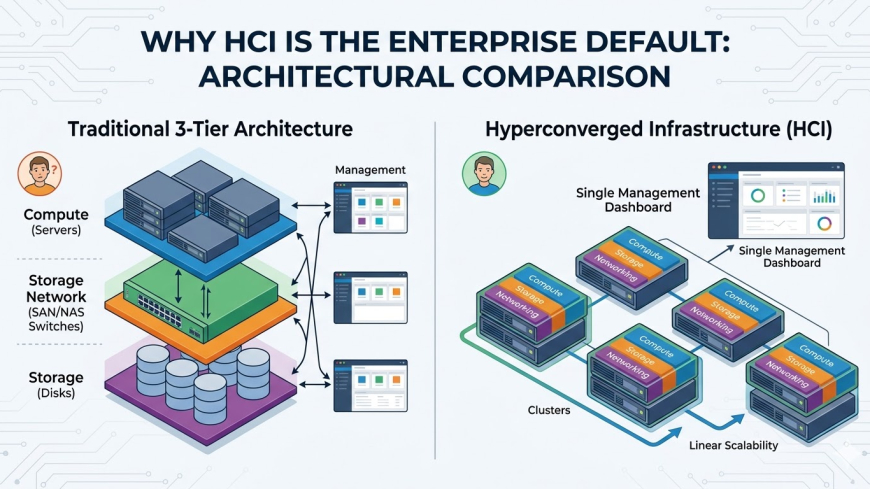 Why Hyperconverged Infrastructure is Becoming the Enterprise Default?